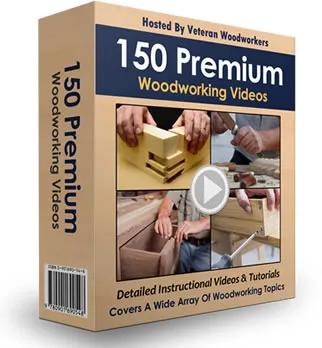 150 woodworking tutorial videos included with Ted's Woodworking – visual step-by-step training for all levels