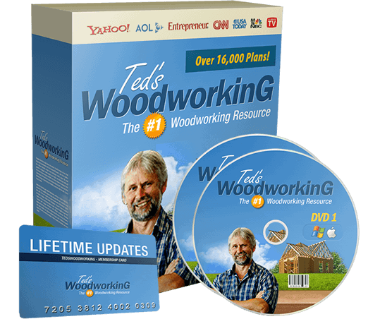 Beginner and expert using woodworking plans from Ted’s Woodworking collection